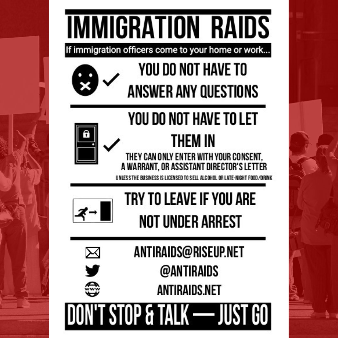 We at CAAT are horrified to hear the Rwanda Bill has passed and the Home Office have commenced immigration raids across the UK. We must demand migrant justice now. You can take action by joining your local @AntiRaids #RwandaBill #SolidarityKnowsNoBorder