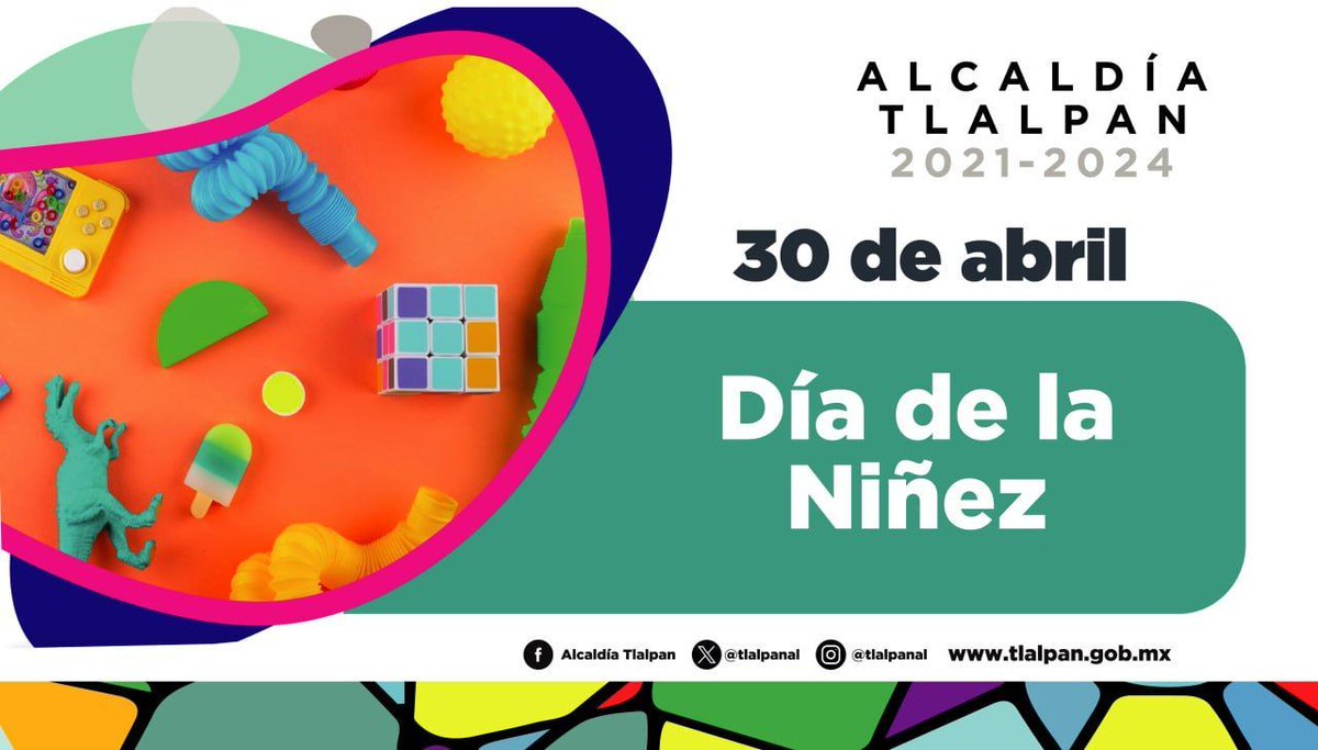 La felicidad de un niño es el más grande tesoro 👑

Celebremos junt@s la alegría del #DíaDeLaNiñez 👧🏻👦🏻 y hagamos de este día un recuerdo inolvidable.

¡Te esperamos en la explanada de la Alcaldía #Tlalpan!