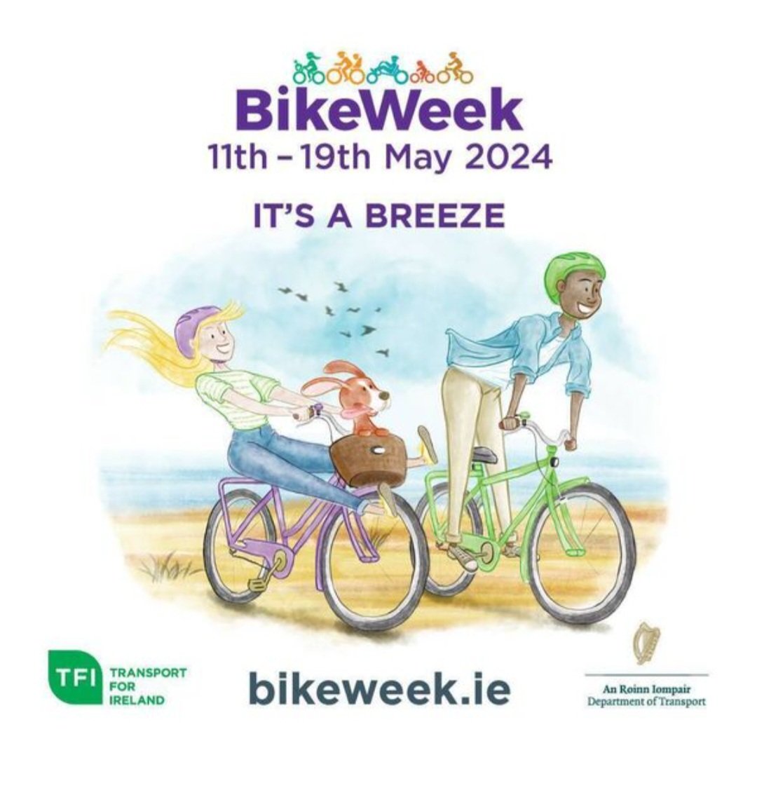 To celebrate Bike Week 11th -19th May, we will be taking part in National COW Day (Cycle on Wednesday) on Wednesday 15th May. We encourage as many people to cycle to school as possible 🚲 We will be doing lots of other fun cycling activities at school this week too 🤗 #bikeweek