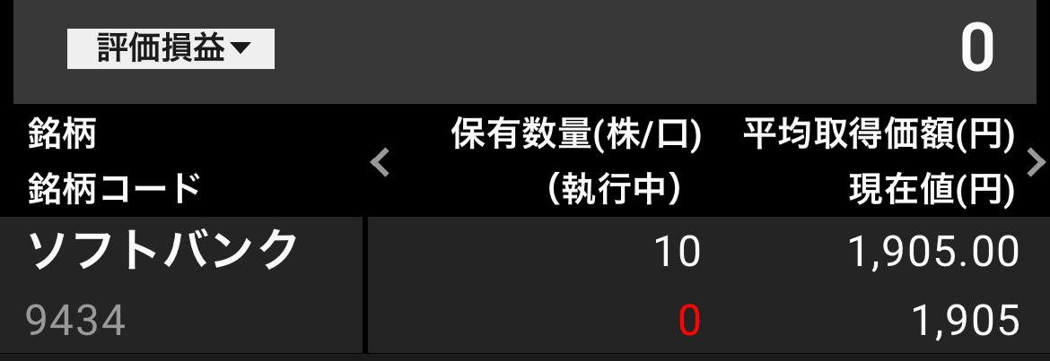 本日、初めて日本株デビューしました🤍
とりあえず、分割予定+優待ありのソフトバンク...！
底抜けて上昇傾向にあるので私も10株だけ買ってみました💰
#株初心者 
#株クラ