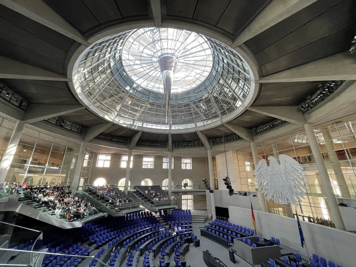 During our tour of the Reichstag building today, the tour guide asked a group of 19 fourth graders what law they would try to pass if they were members of the Bundestag. One child said they would make sure döner didn’t cost more than €2.99. The 18 other kids (loudly) cheered.