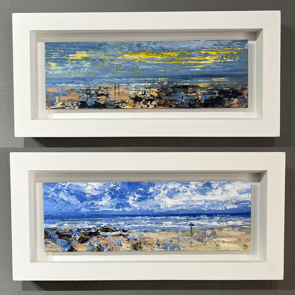Two beautiful John Brenton paintings sold over the weekend and are now on their way to the USA! 🇺🇸 

#johnbrenton #collectart #lymm #cheshire