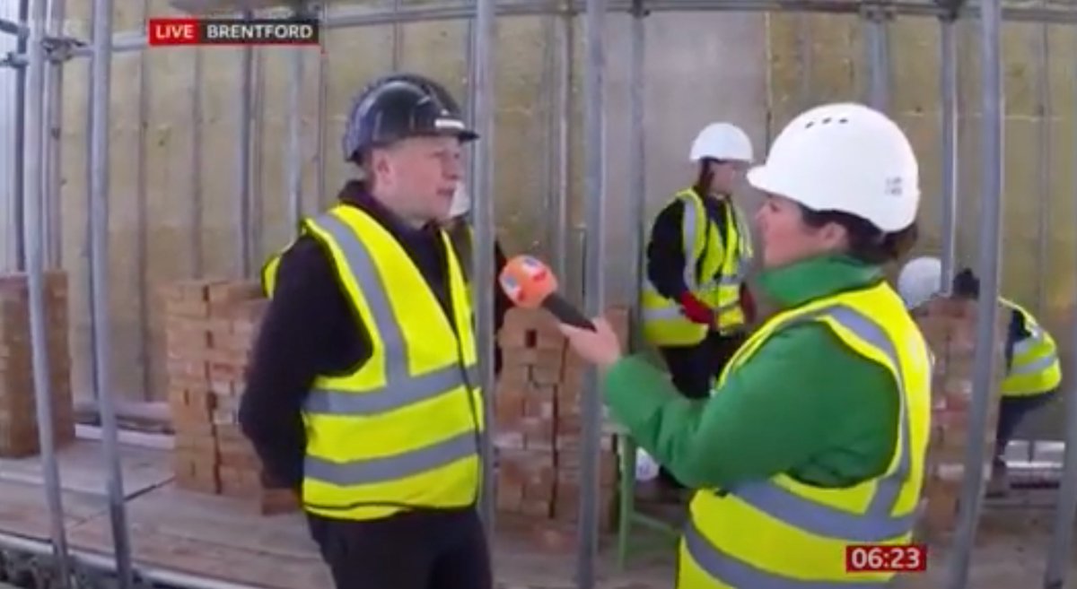 Fantastic piece on BBC Breakfast this morning featuring many women taking up bricklaying earning up to £50K a year. Well said Christian Hatherall-Good from Lee Marley Brickwork Ltd @westlondcol would be delighted to train any of your apprentices! Contact employer@wlc.ac.uk #brick