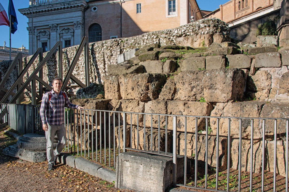 1) A Roman coin lover's pilgrimage! Always powerful for me to stand at the remains of The Temple of Juno Moneta on the Capitoline Hill – for centuries the mint of ancient Rome, where so many of my own coins were struck into existence..