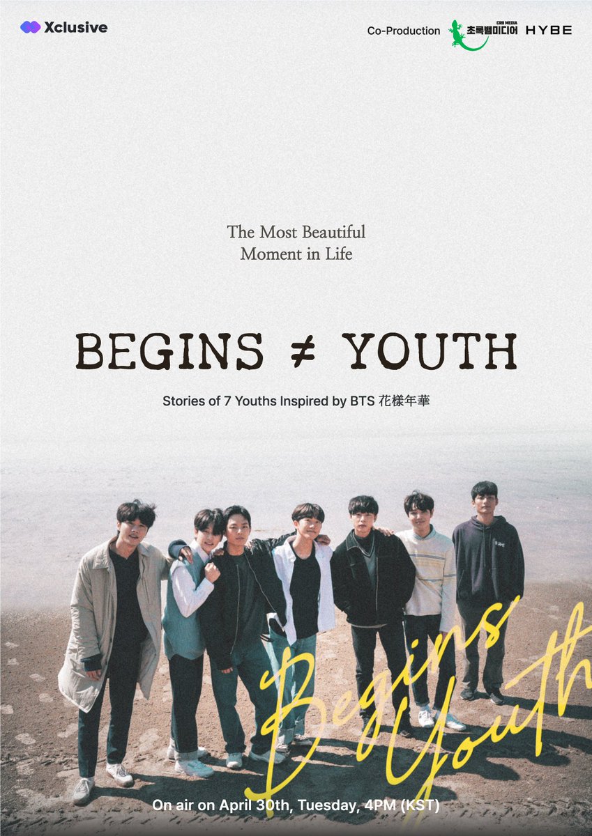 Ya salieron los primeros capítulos del drama 'Begins Youth' basado en el BTS Universe en la plataforma llamada Xclusive. Para ver los capítulos, hay que pagar por estos. Este es un drama basado en 'The Most Beautiful Moment in Life', que BTS ha estado mostrando a través de sus…
