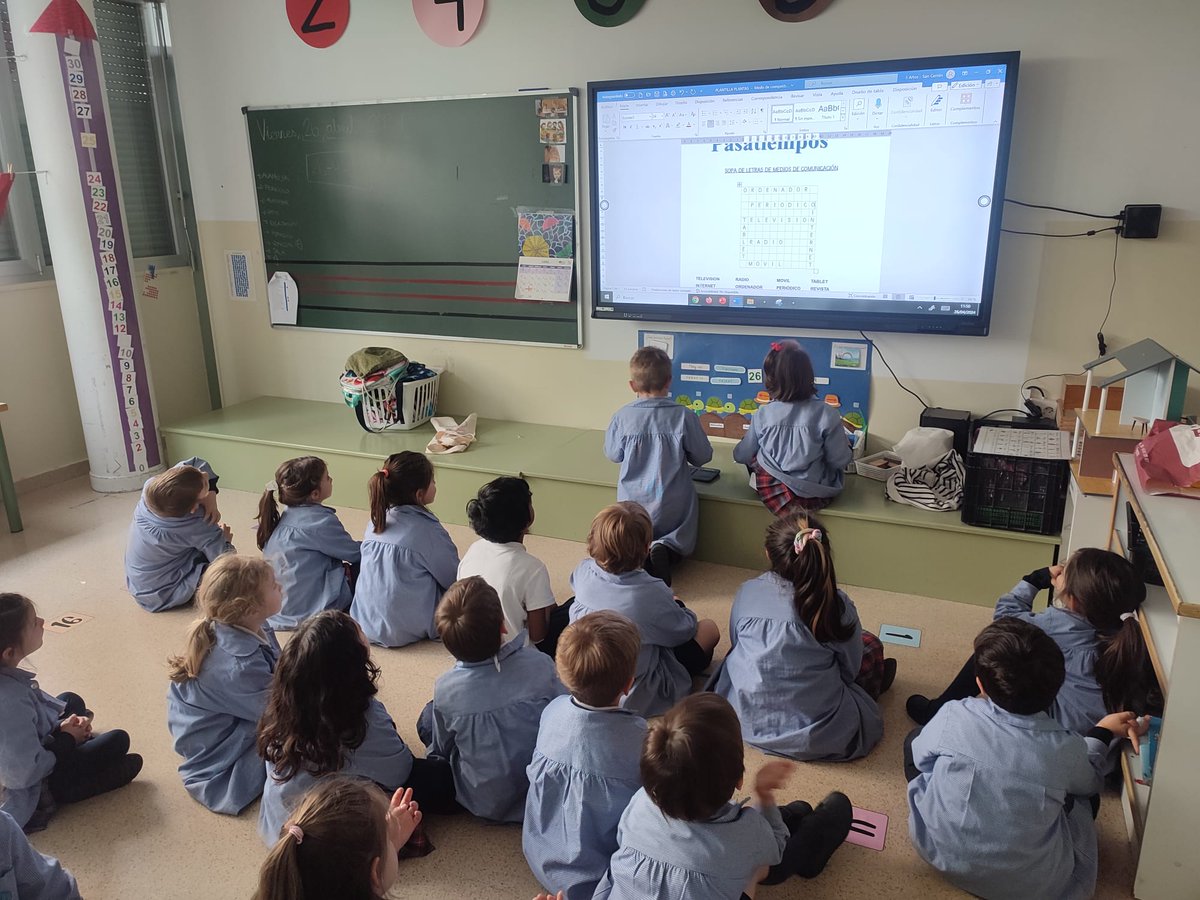 En 5 años estamos creando nuestro propio #periódico. Hoy hemos trabajado la sección de #pasatiempos. ¡Ha sido muy divertido! #colegiosancernin #educacióninfantil #aprendizajebasadoenproyectos #aprenderhaciendo