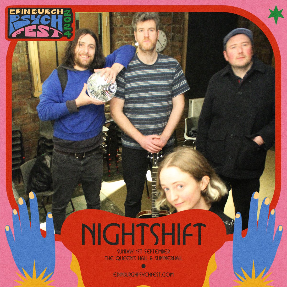 Glasgow's Nightshift bring their lo-fi post-punk sounds to EPF this year! Tickets: edinburghsychfest.com