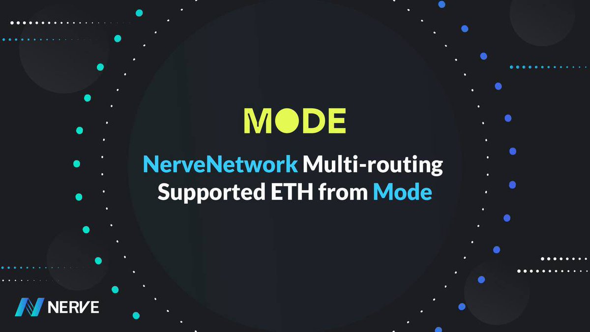 📣 @Nerve_Network entered the #Mode zone, enabling $ETH crosschain-swap for @modenetwork. 

🔗 With #Swapbox, users can now swap ETH assets across various blockchains with 0 slippage.

🔽DETAILS:

swapbox.nabox.io/swap

#ERC20NEWS