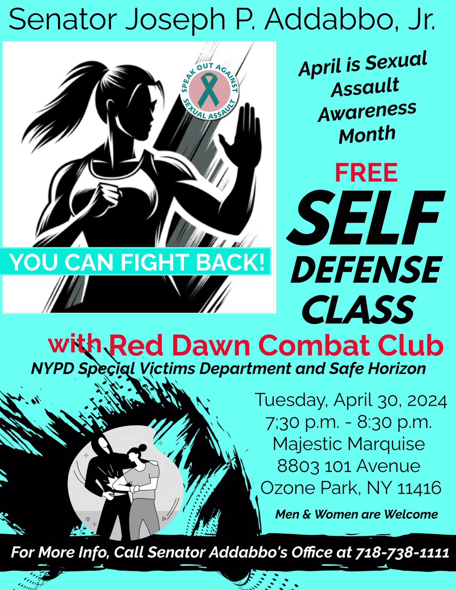 FREE SELF DEFENSE CLASS/EVENT TONIGHT