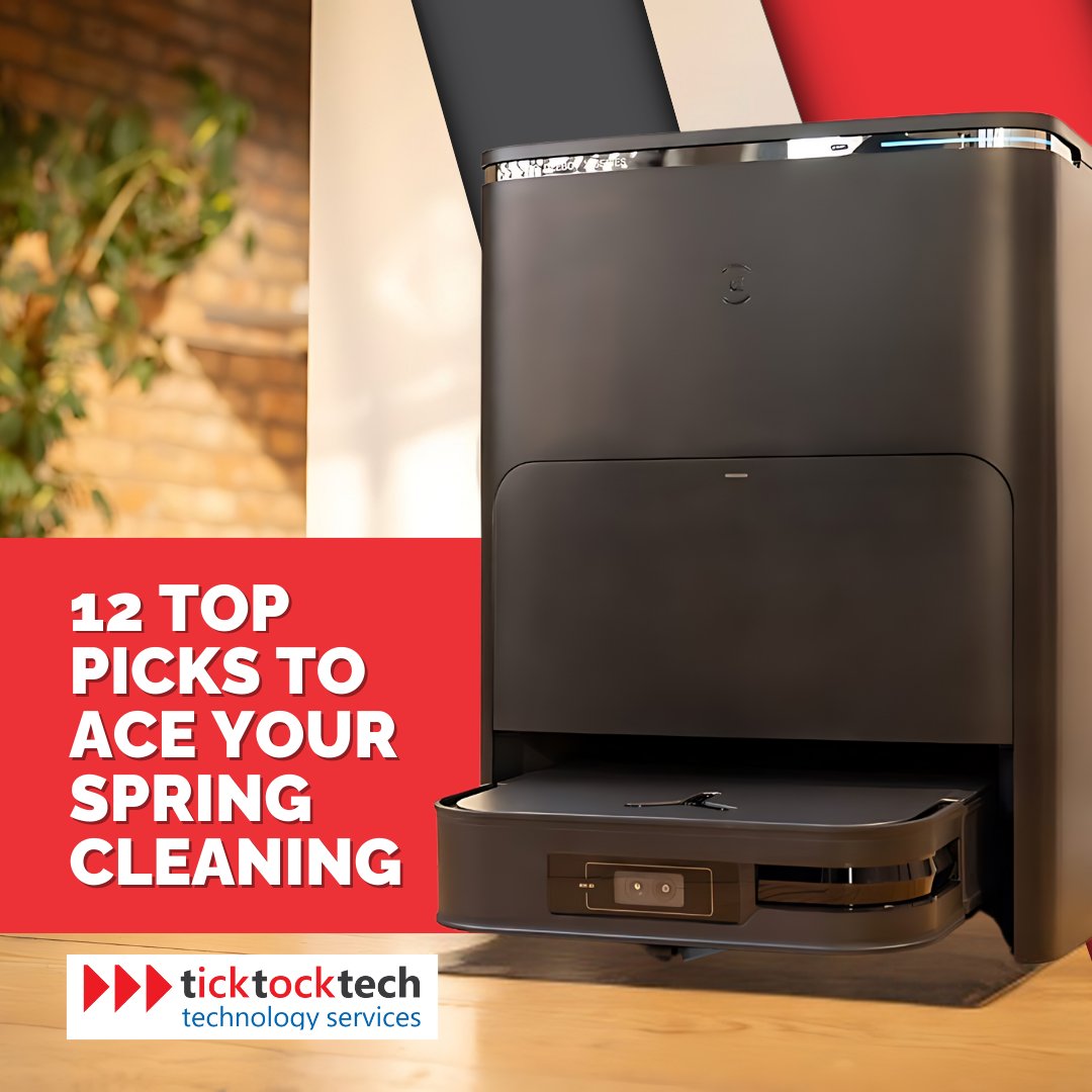 Don't let spring cleaning overwhelm you! PCMag got your back with their top 12 picks for a sparkling home (without the stress). 

Get ready to banish clutter and freshen up your space: bit.ly/3w5CDyj

#Ticktocktech #SpringCleaning #CleaningHacks #SparklingHome #Organize