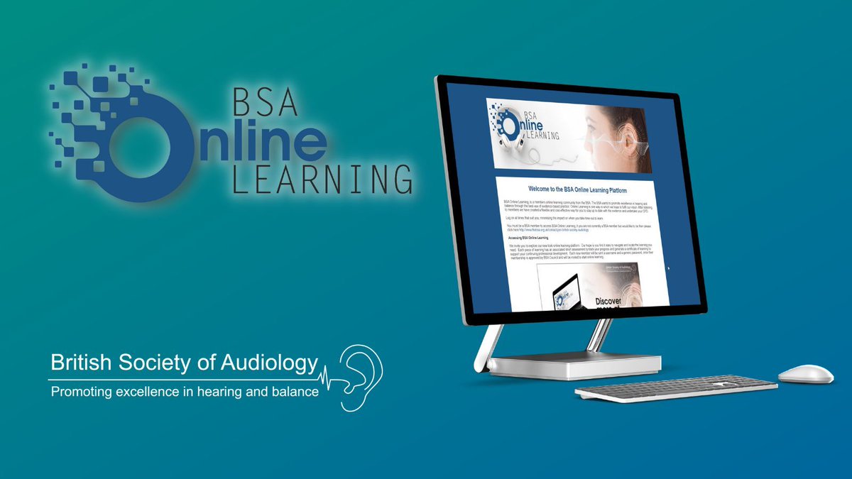 BSA Members can access Online Learning with their BSA login. Discover short online updates on developments in research and best practice 👉 buff.ly/3vcuR2M #audiology #audpeeps #hearing #hearingloss #AudiologyLearning