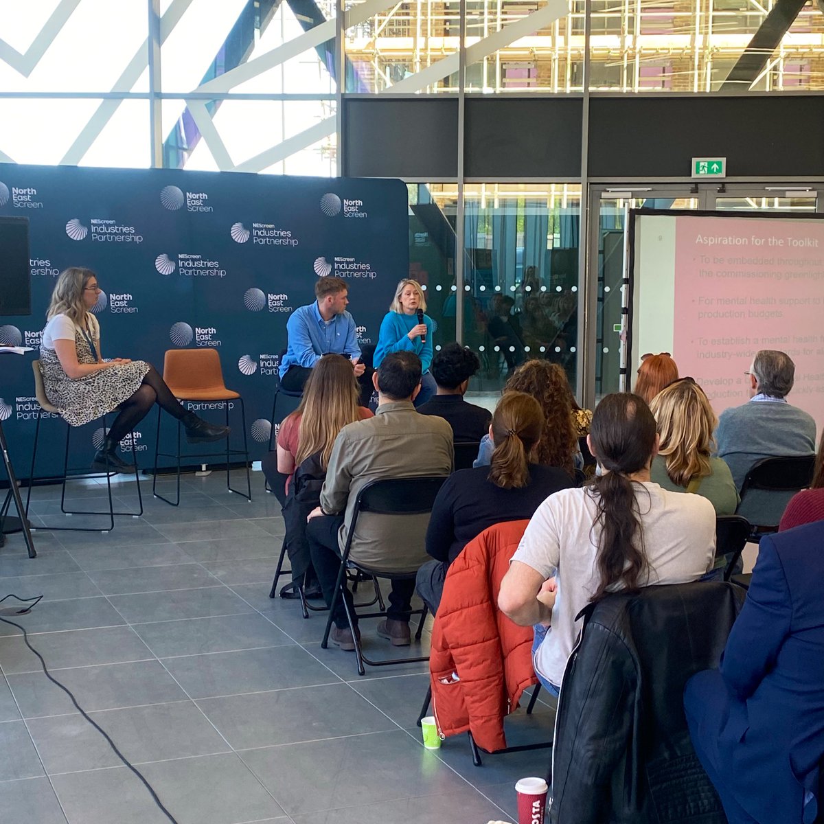 To kick off the event we have Jess Cudlipp and Jake Dawson from the @FilmTVCharity to talk about the support the charity provides to those involved in the screen industry. You can learn more about the amazing work they do here: bit.ly/3NSysvG