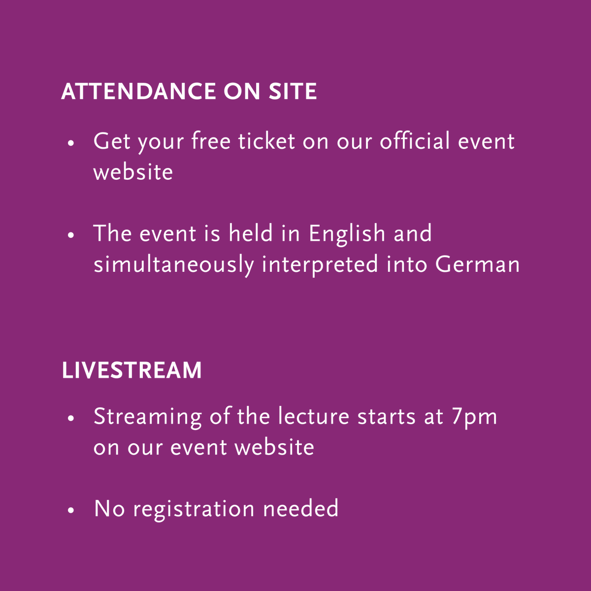 Our 'Making Sense of the #DigitalSociety' lecture series is a cooperation with @bpb_de. It develops a #European perspective on how #digitalisation affects our society, #present and #future.

👉More about the series & previous guests: hiig.de/en/digital-soc…