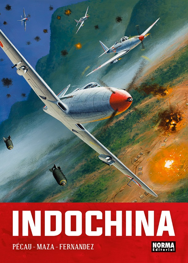 'Una historia que complacerá de todas-todas a los amantes de las aventuras aéreas.' Reseña: Indochina (@NormaEditorial) en cronicasliterarias.es/?p=16179