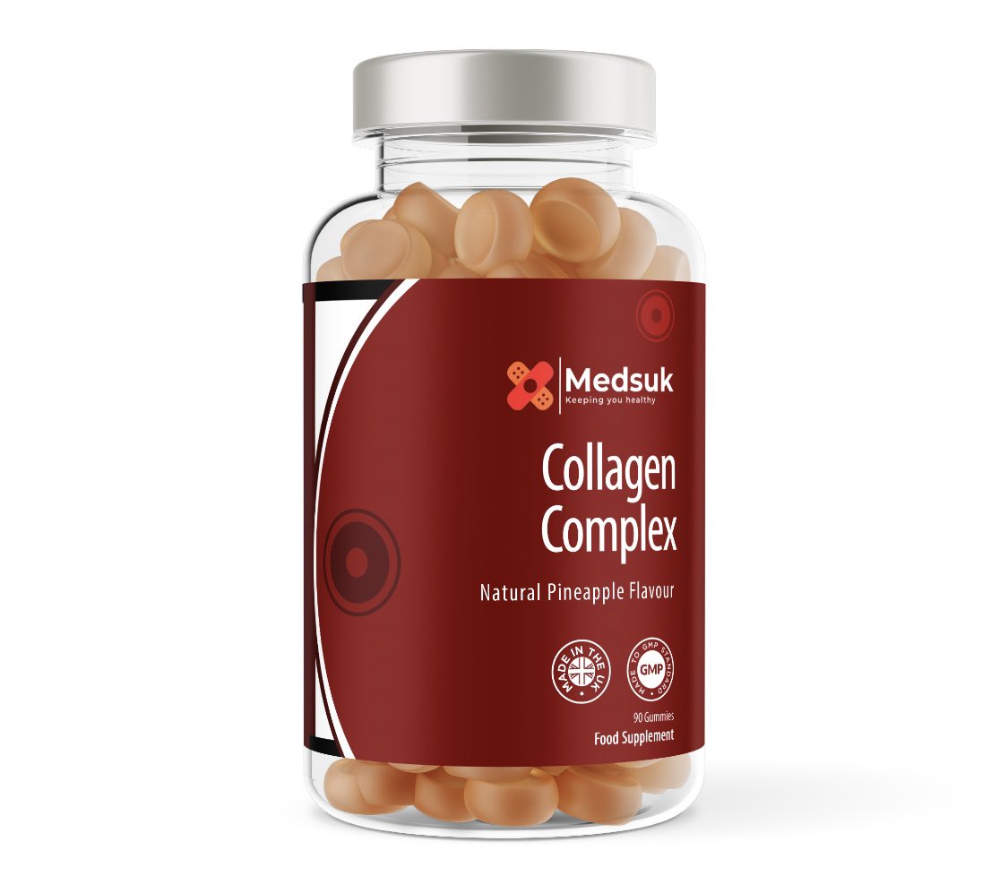Collagen gummies. Only £12! Medsuk - for all your vitamins and supplements. #mentalhealth #vitamins #energy #FREE #diet #getfit #toned #healthy #health #meds #curves #body #ashwangandha #painrelief #mindfulness #stress #anxiety #stressrelief #collagen