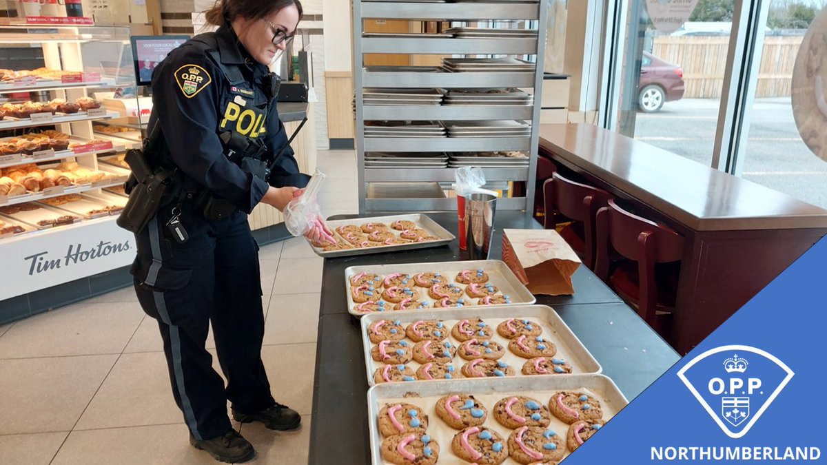 #NthldOPP are back at Tim Hortons in Colborne to improve on yesterdays #smilecookie decorating skills which we were told, isn’t going to be hard. Thank you for your support and all proceeds to the Five Counties ‘Building Abilities for Life Campaign’. #community ^jc