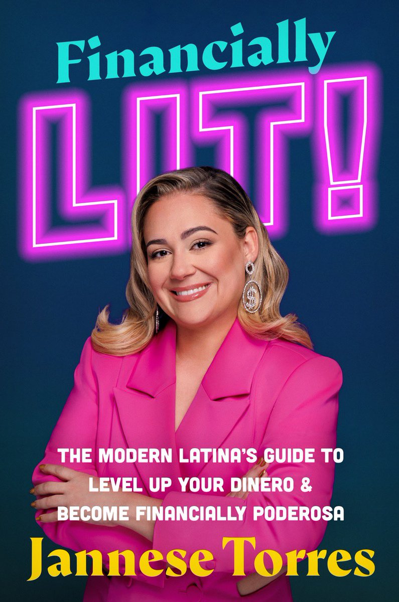She’s finally here! Get your copy ❤️ Financially Lit!: The Modern Latina’s Guide to Level Up Your Dinero & Become Financially Poderosa a.co/d/7XEH4Ki