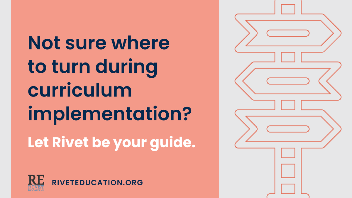 Did you get lost on the trail? The journey for curriculum implementation can be tricky. Rivet has a FREE guide that helps you understand where you are in the process with the steps you need to move forward. ow.ly/9rNV50RmE4V