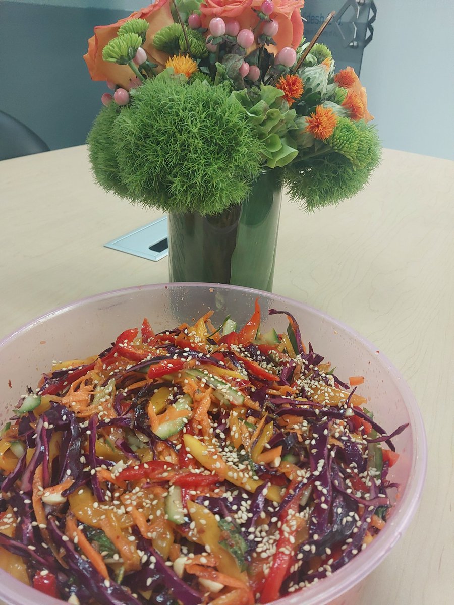 Boost your health with a colorful veggie salad! Packed with vitamins, minerals, and antioxidants, this vibrant dish supports immunity, digestion, and overall well-being. Eat the rainbow for a nutritious body and a happy mind! #HealthyEating #VeggiePower #Nutrition