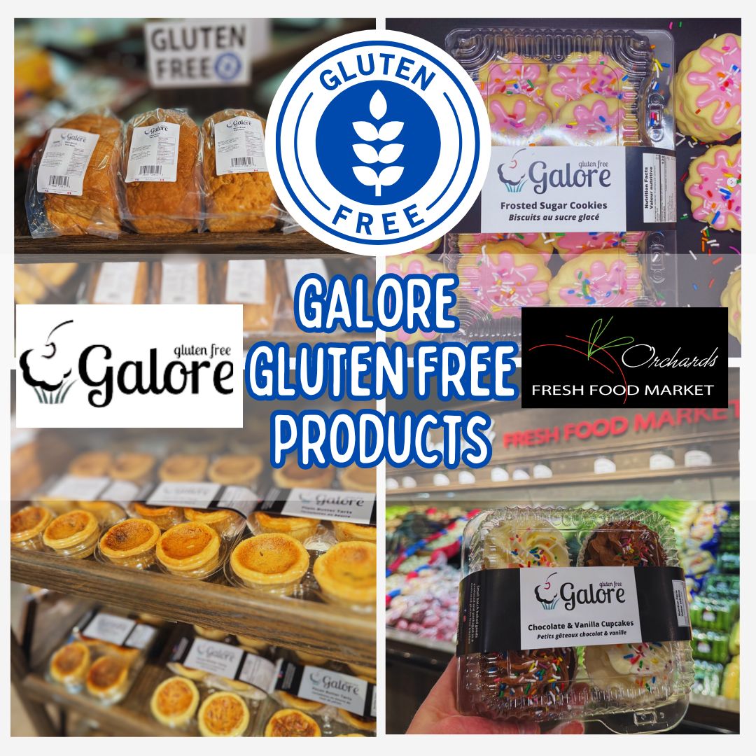 Visit us TODAY for some delicious Gluten Free Galore Treats! #glutenfreeeats #cookies #bread #cupcakes #wherefreshcomesfrom