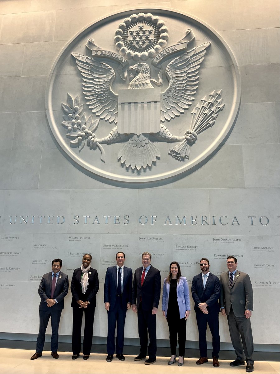 Last week, Chairman @RepMikeTurner and RM @JAHimes led a bipartisan CODEL to Europe, where they met with @IAEAorg Director General @RafaelMGrossi and @USAmbUK Jane Hartley. The purpose of their CODEL was to gain a better understanding of the current national security landscape.