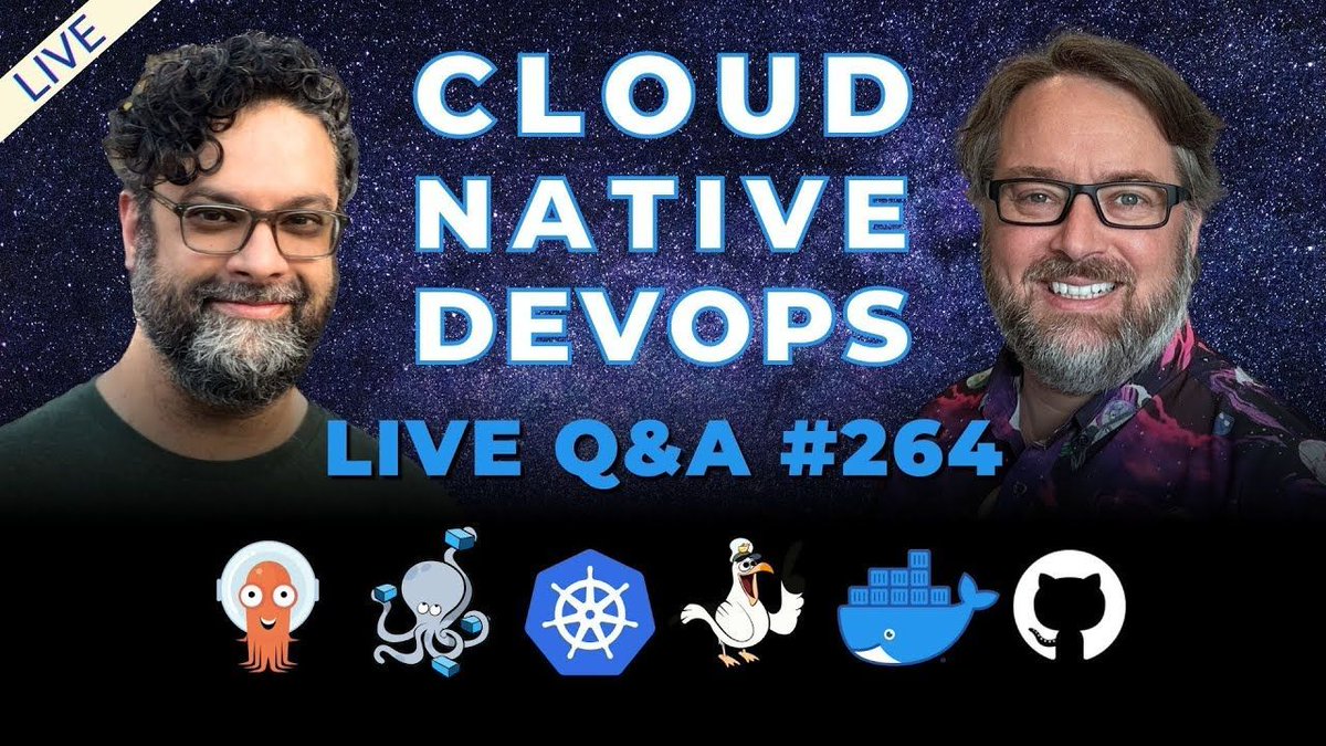 We're doing a long-awaited Q&A this week on my Live show. Join us Thursday and bring your cloud native #DevOps questions: #containerization, #orchestration, #automation, #infrastructure, and more. buff.ly/4di7bgK #Docker #Kubernetes