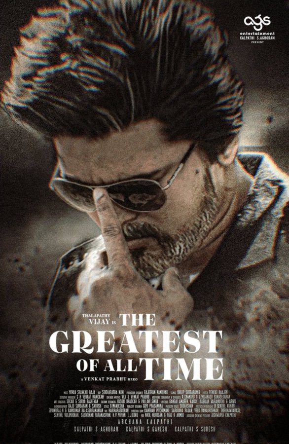 #TheGreatestOfAllTime will be a sensational, action and fun package that will be enjoyed by all types of audience. @actorvijay 😍💥❤️