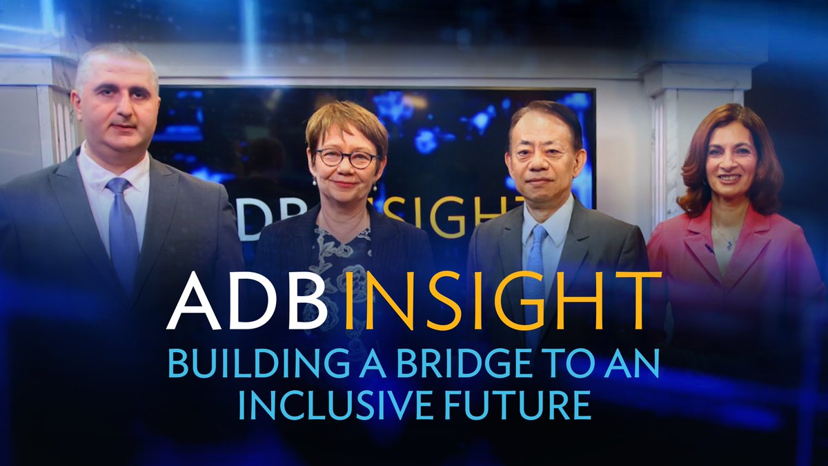 Our 2024 #ADBAnnualMeeting, opening tomorrow in Tbilisi, Georgia, is an important opportunity to focus our attention on building a bridge to a more inclusive future for Asia and the Pacific. Catch my recent conversation with EBRD President @OdileRenaud and Georgia's Minister of…