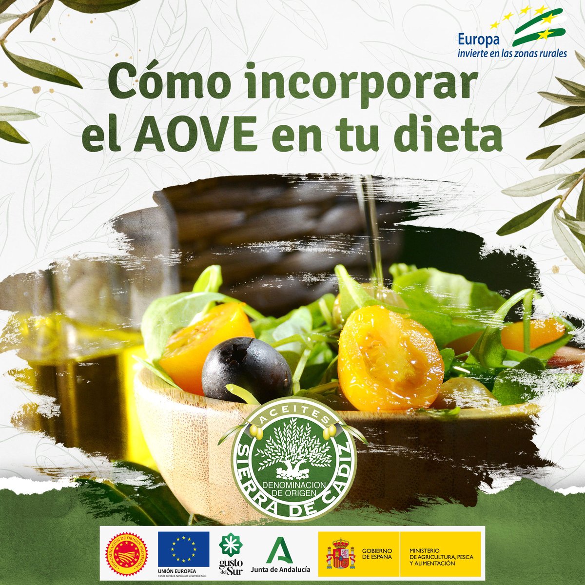 Añadir AOVE a tu alimentación es sencillo. Como aderezo en ensaladas, para cocinar a baja temperatura, o incluso en batidos y postres. Este aceite no solo realza el sabor, sino que aporta antioxidantes y grasas saludables. Experimenta y disfruta.

▶️ dopsierradecadiz.com ◀️