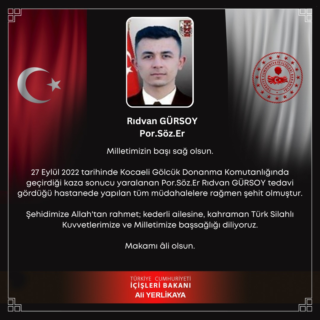 Milletimizin başı sağ olsun. 🇹🇷