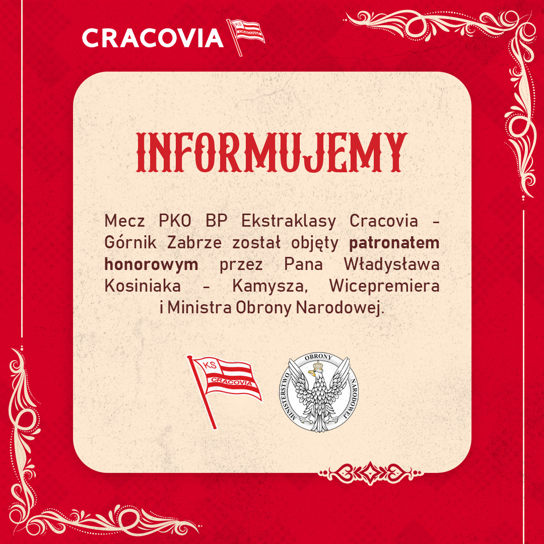 Piątkowe starcie #CRAGOR z honorowym patronatem @MON_GOV_PL ⚪️🔴