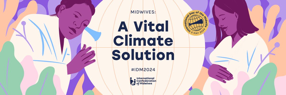 International Day of the Midwife 2024 focuses on the role midwives play in addressing the climate crisis #IDM2024 Looking forward to celebrating @MFT_SaintMarys on Friday @MFTnhs