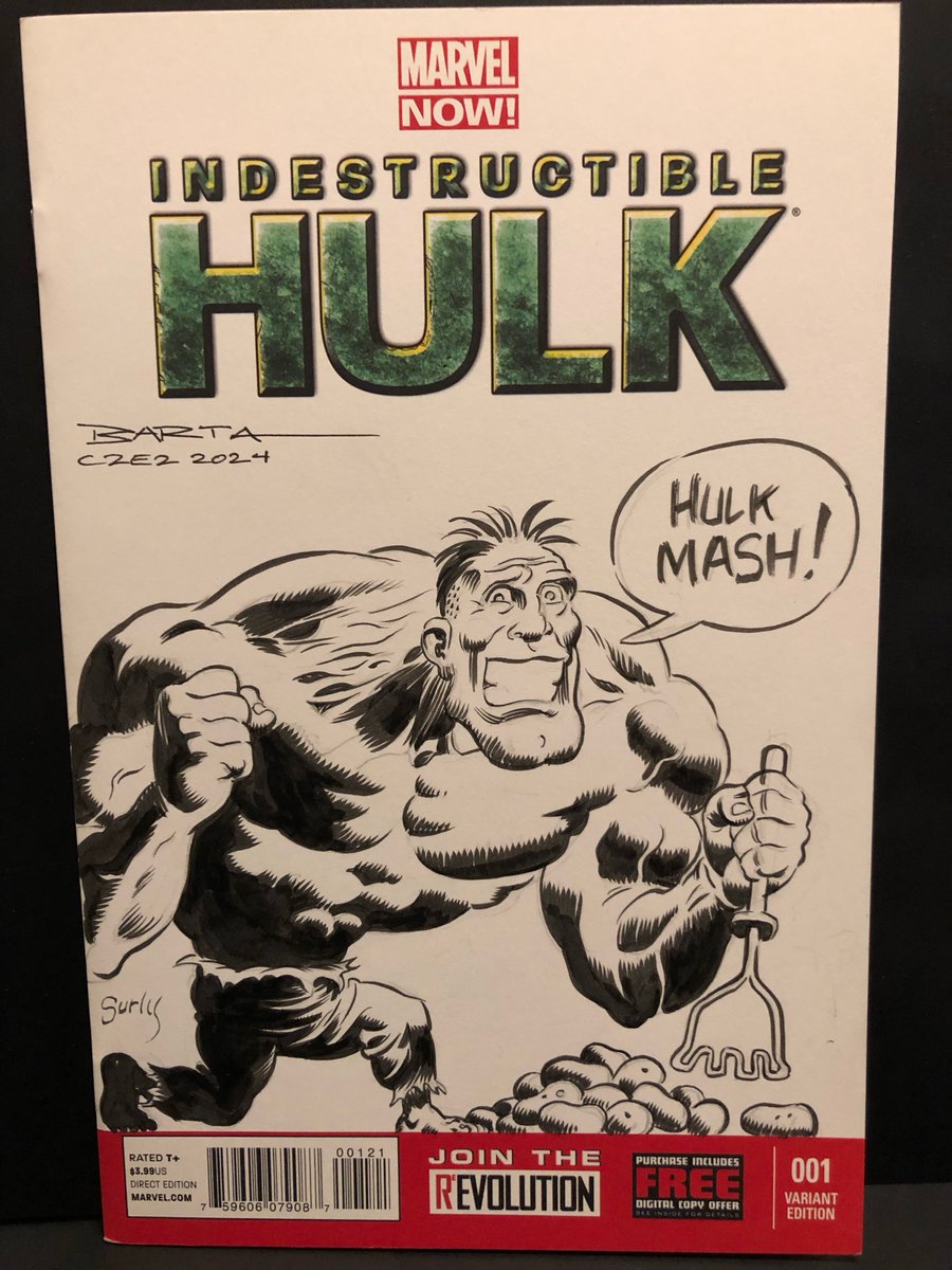 Screwy Indigestible Hulk.
#screwytuesday #hulksmash #hulk #cartooning #brushinking #inking #sketchcover #sketchcoverart