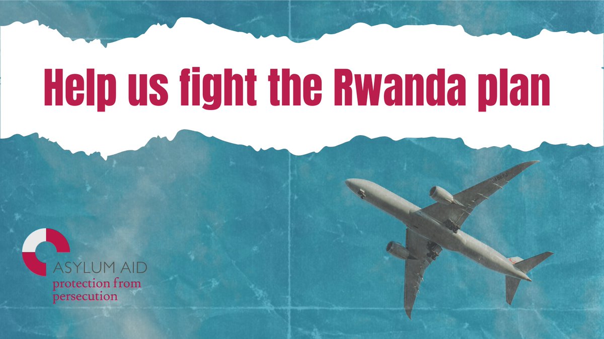 AsylumAid's tweet photo. 🚨 We are channelling our collective outrage into legal action against the cruel Rwanda scheme.

The govt has made it clear that it plans to act quickly.

The time to act is NOW and we need your urgent support. We are launching our CrowdJustice page: https://t.co/4JMo2f0Yln

1/3 https://t.co/tVcuqLQ3Ww
