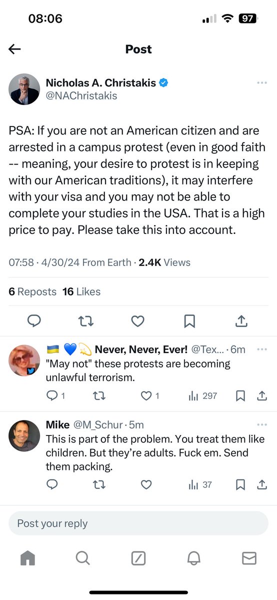 Not for nothing, but Ivy League administrators threatened international students in exactly the same way and even used the same “your visa is at risk” scare tactics when graduate student workers fought for (and eventually won) their right to form a union.