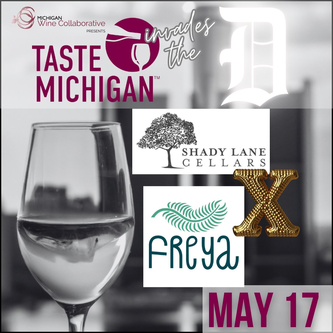 Shady Lane Cellars will join forces to curate a knockout dinner experience on May 17 at Freya Detroit. Follow the link loom.ly/GZAjqDA #TasteMichigan #TasteMichiganWine #MichiganWine #MIWine #Wine #TasteMIInvadesTheD #TMInvadestheD #ShadyLaneCellars #FreyaDetroit #Detroit