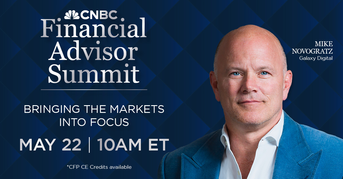 Bitcoin is up over 150% since last year but volatility in the market is keeping a lot of investors on the sidelines. Founder & CEO of @galaxyhq, @novogratz joins #CNBCFA Summit to weigh in on #bitcoin and what investors need to know. JOIN US: bit.ly/4aMggwj