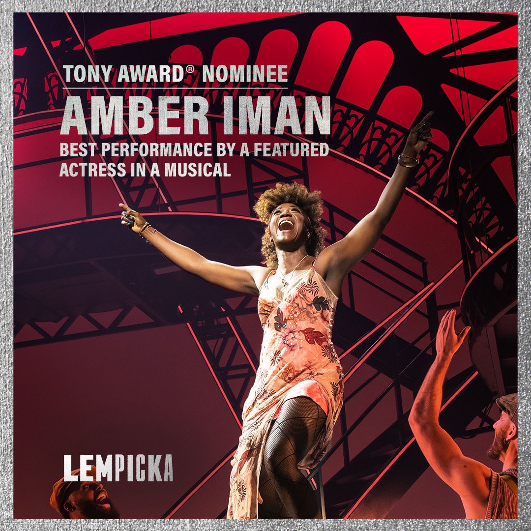 “Tony Award nominee Amber Iman” feels SO GOOD. #LempickaMusical