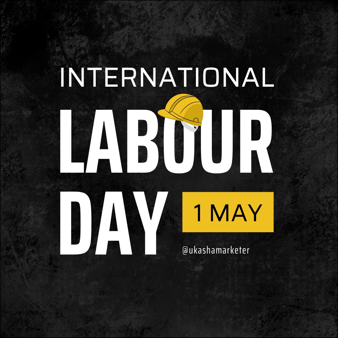 ukashamarketer's tweet photo. Happy Labour Day! 🎉 Celebrating all workers and their hard work. Your dedication keeps everything running smoothly. Enjoy a well-deserved break! 💼👷‍♂️👩‍💼
#labourday #ukashamarketer https://t.co/JWPjaD8PFI
