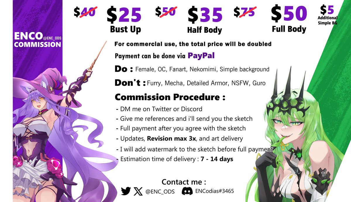 Hello everyone! I'm currently open for Commission! now with a ✨Cheaper price✨

You can see the other sample on my Pixiv in my bio. 

Please don't hesitate or shy to dm me.

#commissionsopen #Commission #commissionart #commissions