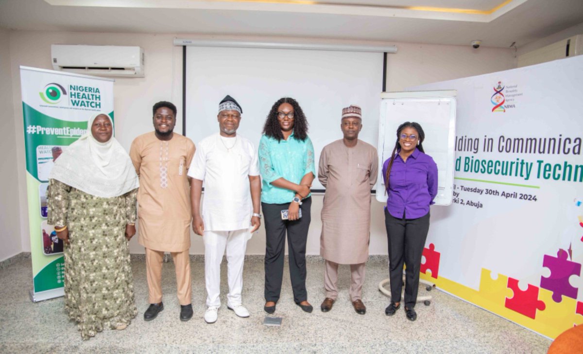 @BiosafetyNig @IncubatorGHAI At the workshop, designated communication officers were inaugurated to ensure improved communication activities in the thematic area of the national biosecurity policy & action plan for the Biosafety & Biosecurity technical area of the National Action Plan for Health Security.