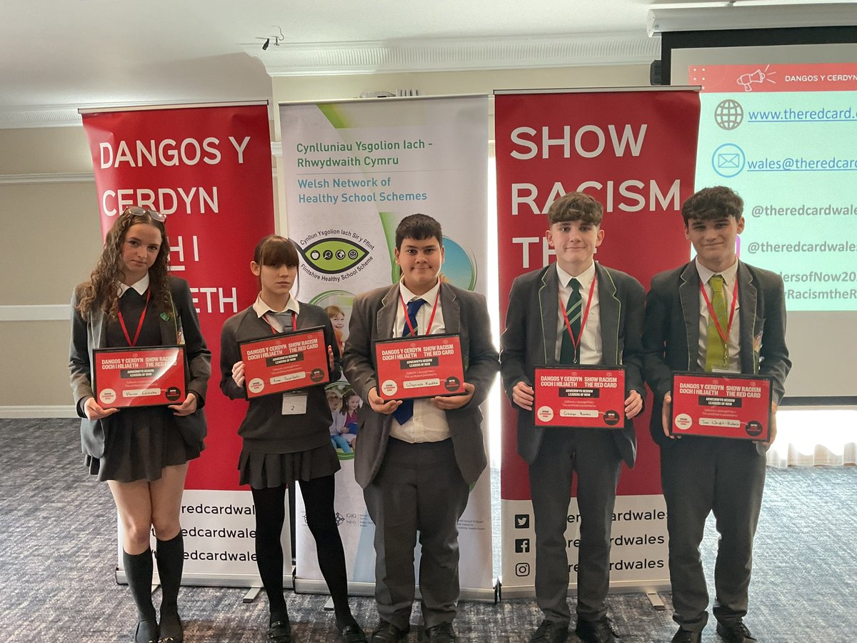 Congrats to all We've had a fantastic day celebrating the amazing work of all of our young 'Leaders of Now' and hearing how they are driving change in their own settings. Congratulations to @hawardenhs @ElfedHS @srgchs @ConnahsQuayHigh #LeadersofNow2024 #ShowRacismtheRedCard