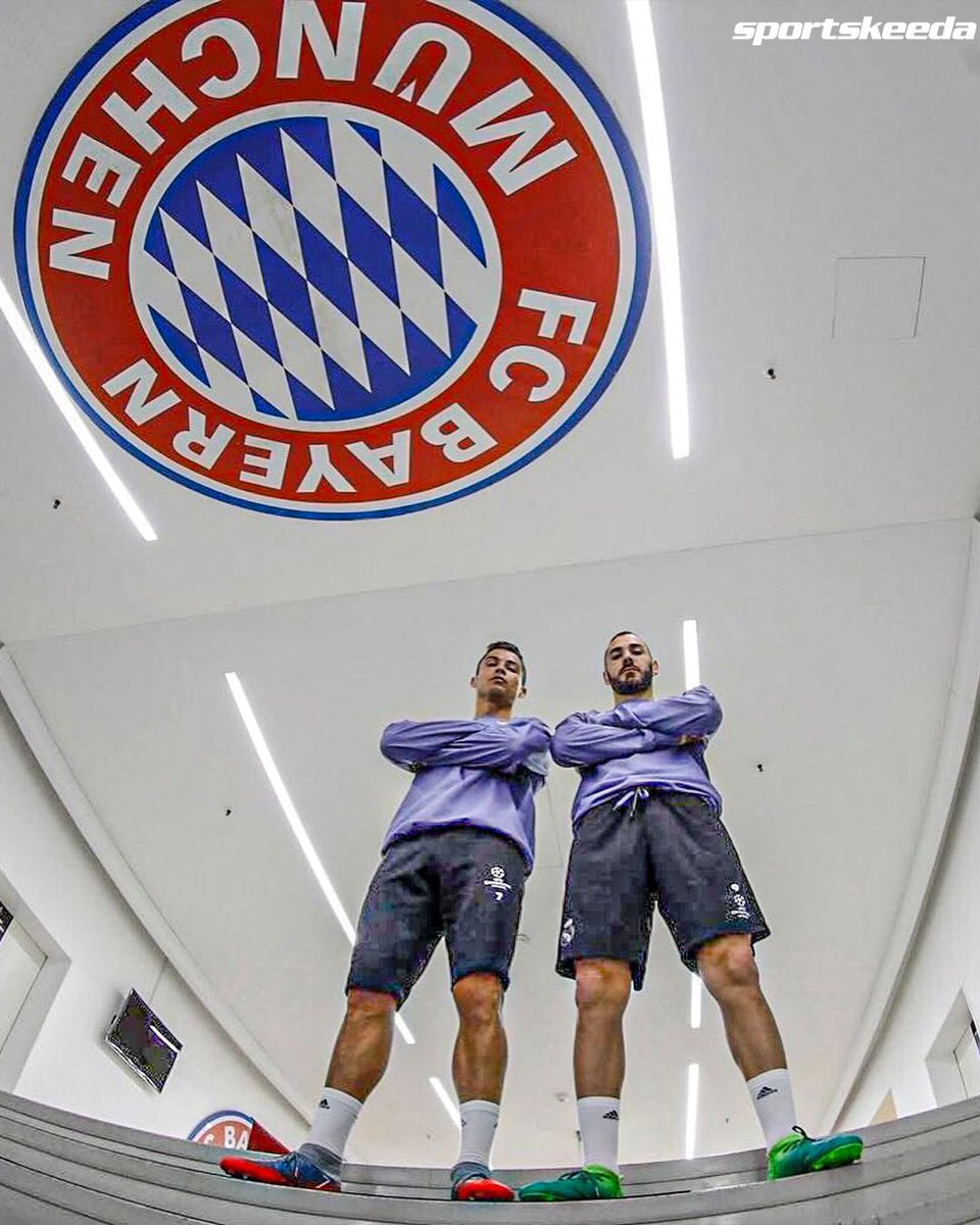 No better day to post this picture than today! 📸💀🔥

#BayernRealMadrid #CristianoRonaldo #KarimBenzema