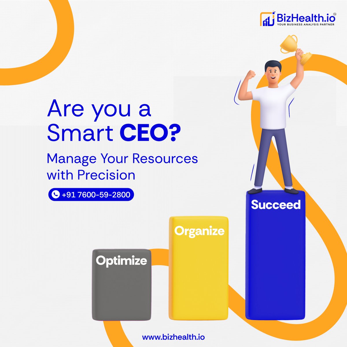 Be the Smart CEO your company needs. Streamline operations, boost productivity, and drive success with our strategic approach.

Contact us: +91 7600-59-2800 

 Visit: bizhealth.io  

#bigdata #datascience #dataanalysts #skills #datavisualisation #datacenter #powerbi