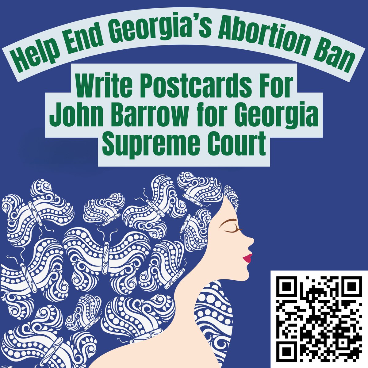 We're writing #PostcardsToVoters for John Barrow for Georgia Supreme Court. He believes women's right to make their own medical decisions should be restored.
#RoeYourVote

Learn how to write with us here linktr.ee/postcardstovot…