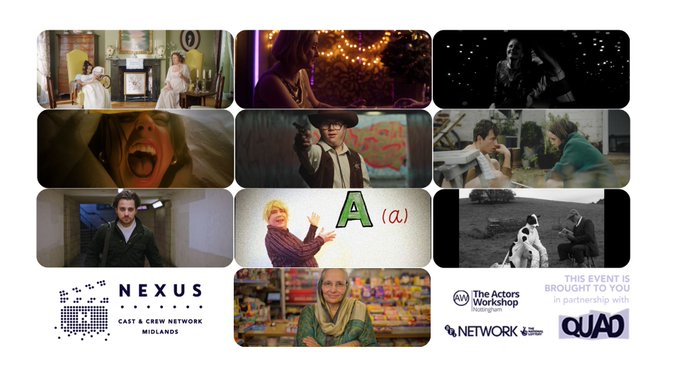 We're at @NexusMidlands East vs West event this Saturday @derbyquad for an afternoon of short films and networking. Come say hi 👋 eventbrite.co.uk/e/nexus-east-v…