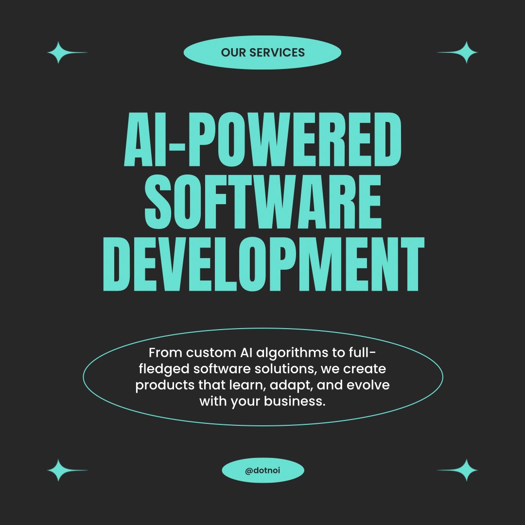 Empowering Your Business with AI-Powered Solutions 💡
We design and develop customized AI solutions that respond to the needs and uniqueness of each business.📲💻

#businessdevelopment #aisolutions