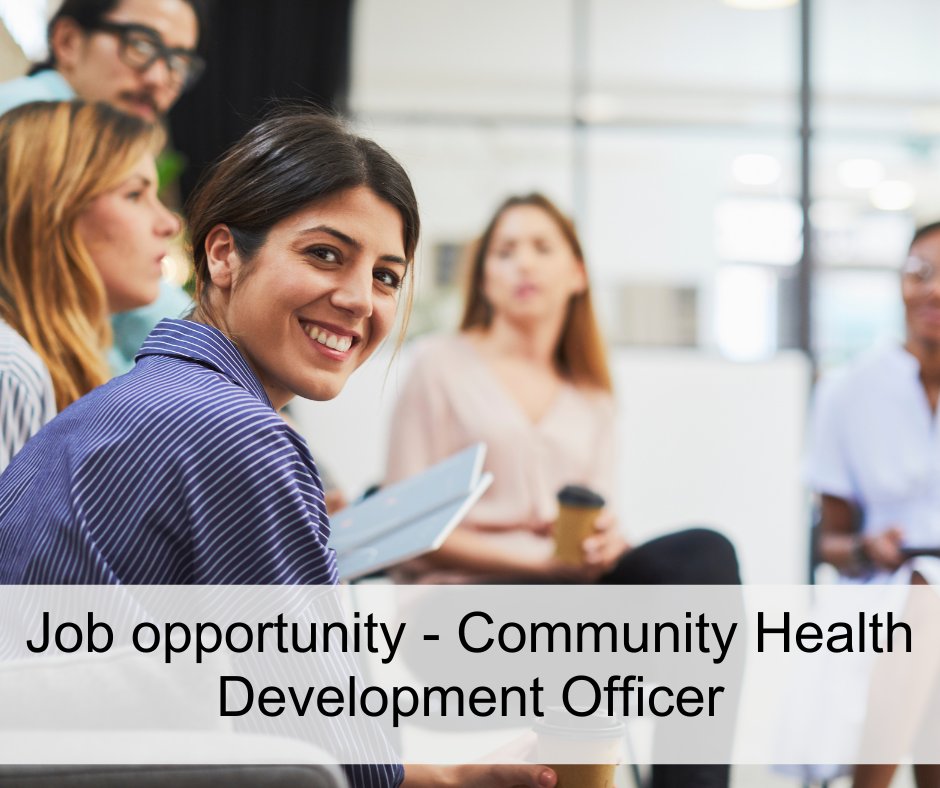 Come work for us! We’re hiring a community health development officer. Details on our website: southandvale.livevacancies.co.uk/#/job/details/…