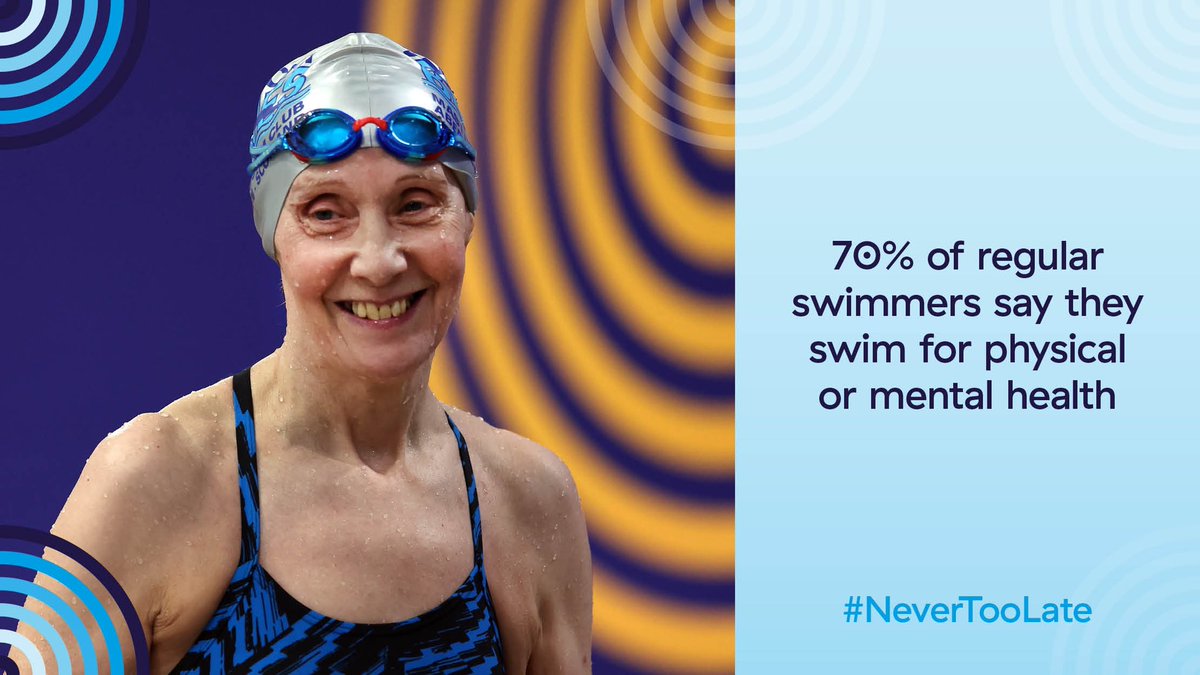 Swimming is incredibly beneficial not just for your physical health, but also your mental health 💙

#NeverTooLate #LearnToSwim