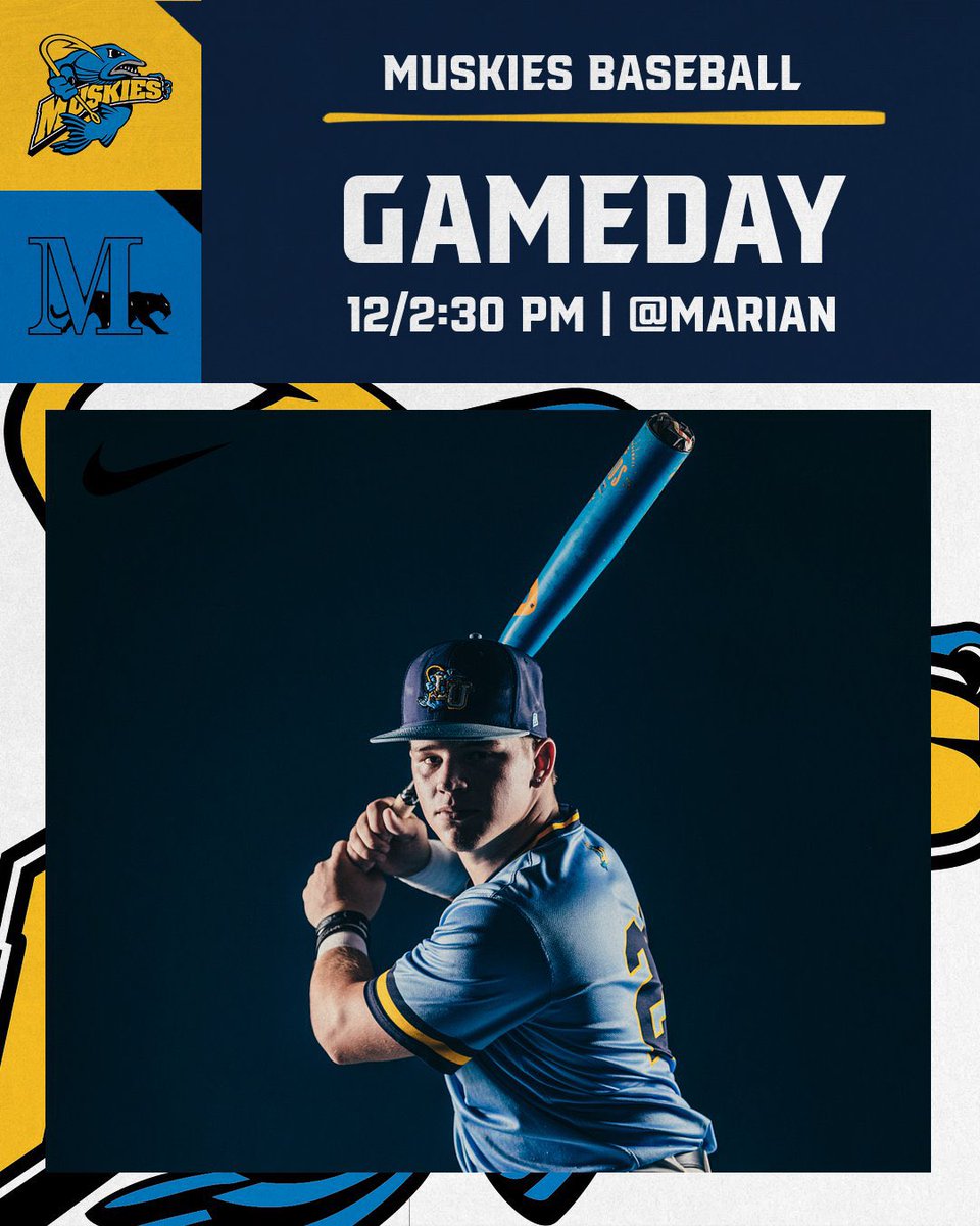 The Muskies are on their way to Marian University today for their final road game of the season. It’s time to bring home some wins! #rollskies